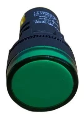 Piloto Indicador Led Verde 22mm 220v Ad16b 22ds Andeli Meses sin interés