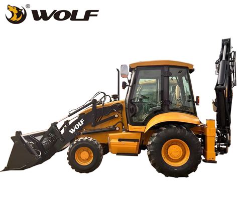 Wolf Earthmoving Machinery Wheel Loader Jx45 Backhoe Loader In South