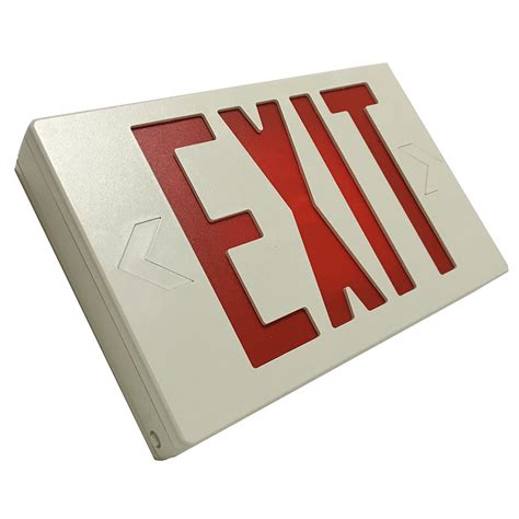 LED Exit Sign Red Letters LED Exit Sign Red Letters – Batteryhawk, LLC