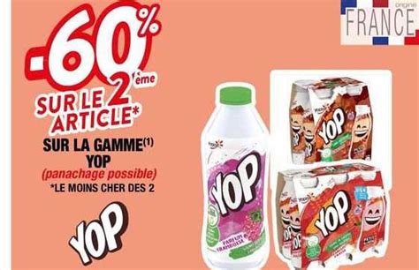 Promo La Gamme Yop Chez Migros France ICatalogue Fr