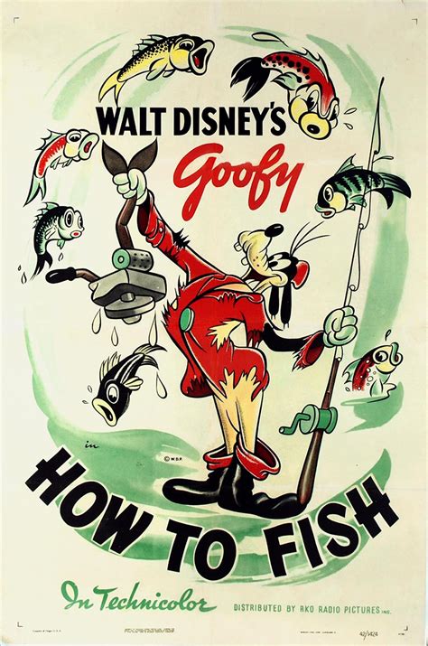 Inbetweens: Goofy in "How To Fish" 1942 - AnimationResources.org ...