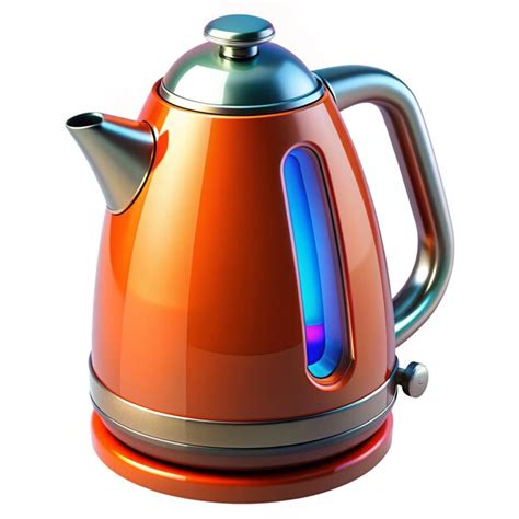 3d Plastic Design Of Sleek Modern Electric Kettle With Advanced