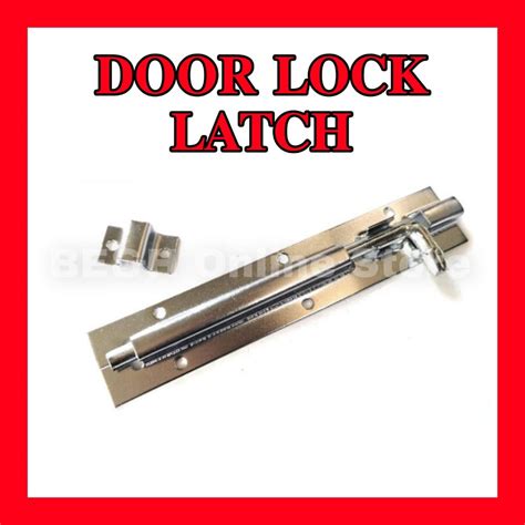 Stainless Steel Door Lock Latch Tower Bolt Door Lock Latch Lock 6 Selak Pintu Shopee