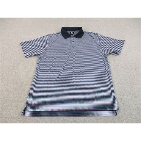 Vintage Footjoy Polo Shirt Adult Medium Blue Lightweight Golfing Golfer Rugby Mens A42 Grailed