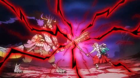 Yamato Vs Kaido Clash Of Conquerors Haki Anime Onepiece Youtube