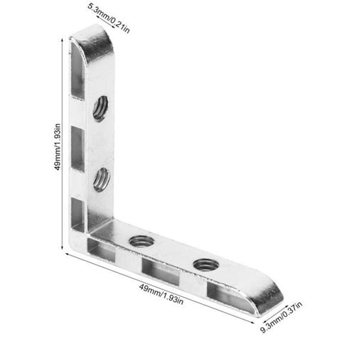 Duokon Connecteur D Angle Int Rieur Pour Profil En Aluminium Norme