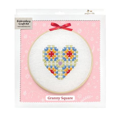 Granny Square Embroidery Kit Ee Schenck Company