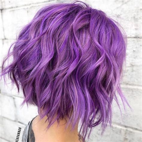 Short Purple Hair