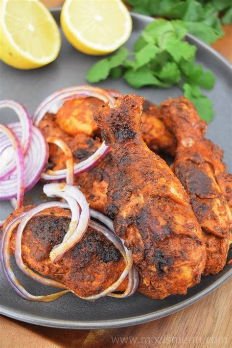 Restaurant Style Tandoori Chicken Recipe Mozis Menu