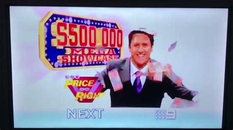 The Price Is Right Australia 500000 Mega Showcase Promo 2004 Youtube