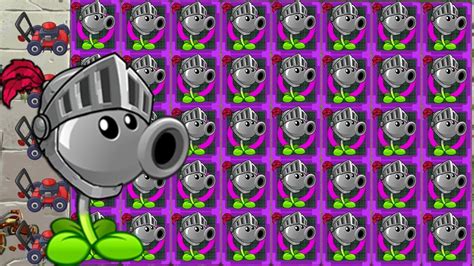 Knight Pea Plants Level Vs All Final Boss Plants Vs Zombies