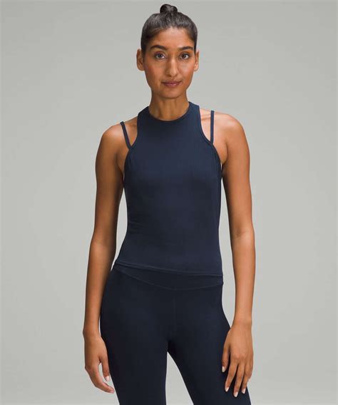 Lululemon Double Strap Yoga Tank Top True Navy Lulu Fanatics