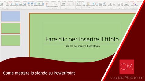 Come Mettere Lo Sfondo Su Powerpoint Claudiomasci