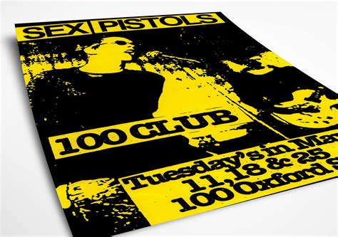 Sex Pistols Poster Sex Pistols Concert Poster Sex Pistols Etsy