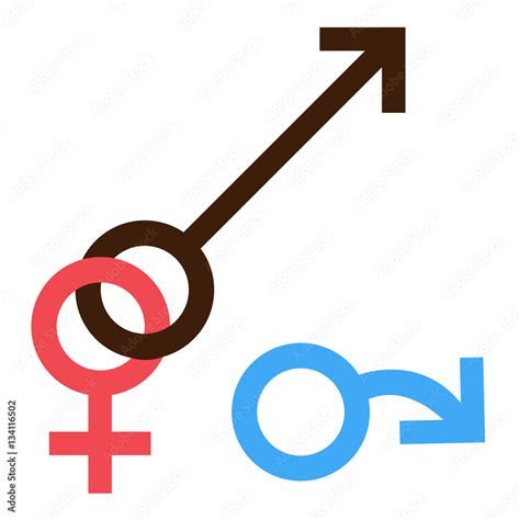 Sex Symbol Gender Man And Woman Interracial Treason Connected Symbol