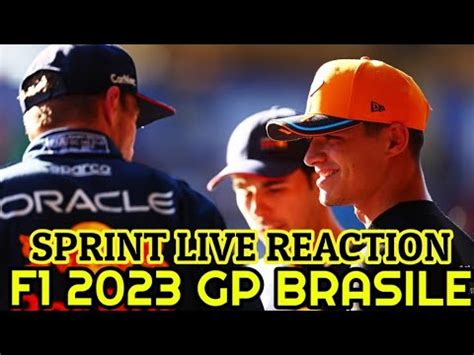 F Gp Brasile Sprint Race Live Reaction By Supercorris Youtube