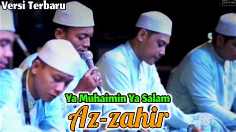 Ya Muhaimin Ya Salam Versi Az Zahir Lirik Sholawat YouTube