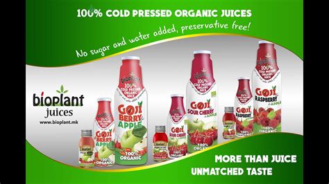 Bioplant Organic Juices Youtube