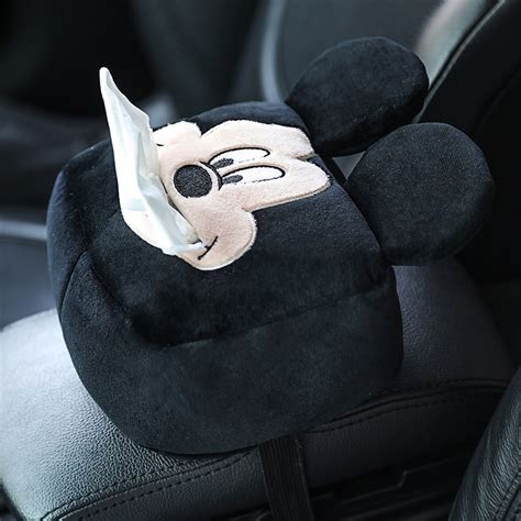 Car Tissue Box Creative Cartoon Cute Hanging Armrest Box Seat Tissue