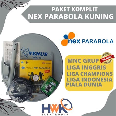 Jual PAKET PARABOLA MINI PAKET ODU RECEIVER NEX PARABOLA KUNING PALING