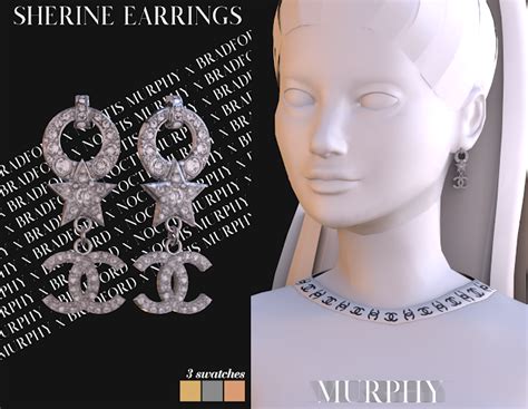 Sherine Earrings Chanel Month 20 Day 20 Murphy X Bradford X