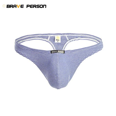 BRAVE PERSON Brand Underwear Men S Sexy Lycra Cotton G String Men