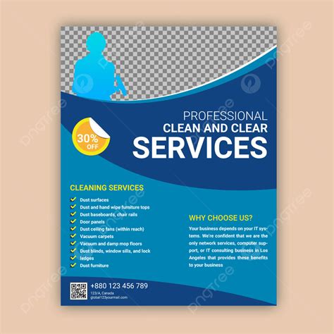 Flyers For Cleaning Business Templates Parahyena