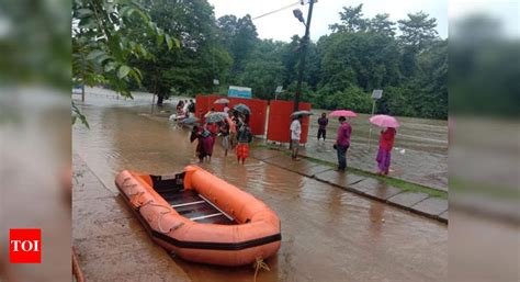 Karnataka Water Levels In Major Rivers Rise In The Coast Following