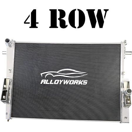 Amazon ALLOYWORKS Ford F Series Radiator 4 Row Core Full Aluminum