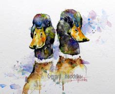 100 Duck Watercolor Ideas Duck Art Watercolor Bird Art