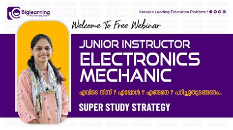 KERALA PSC JUNIOR INSTRUCTOTR ELECTRONIC MECHANIC SYLLABUS STUDY