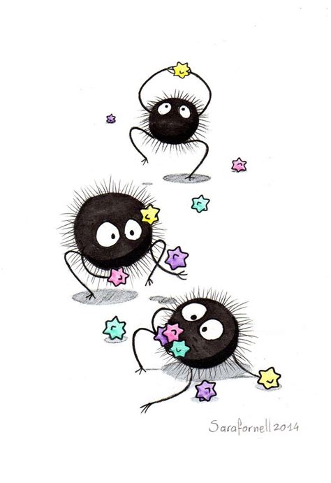 Soot Sprites Cosas Lindas Para Dibujar Dibujos Bonitos Ilustraciones