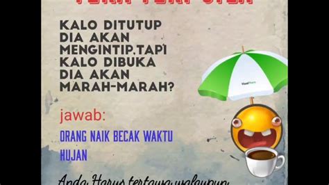 20 Teka Teki Gambar Lucu Dan Jawabannya Inspiratif Dan Menghibur