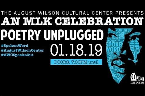 Poetry Unplugged An Mlk Celebration Pittsburgh Official Ticket Source August Wilson