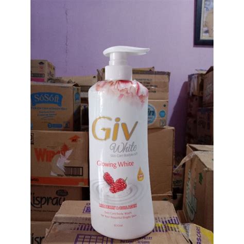 Sabun Mandi Giv Glowing White Botol 600 Ml Lazada Indonesia