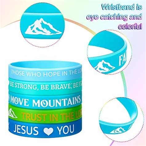 Inspirational Bible Verses Religious Christian Silicone Rubber