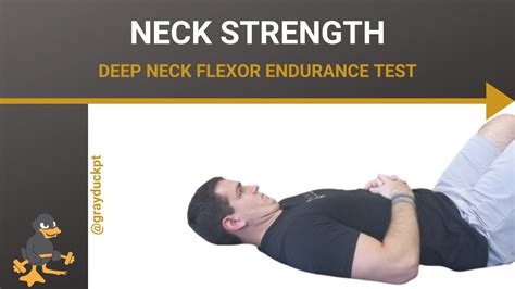 Deep Neck Flexor Endurance Test Neck Pain Relief Physical Therapy