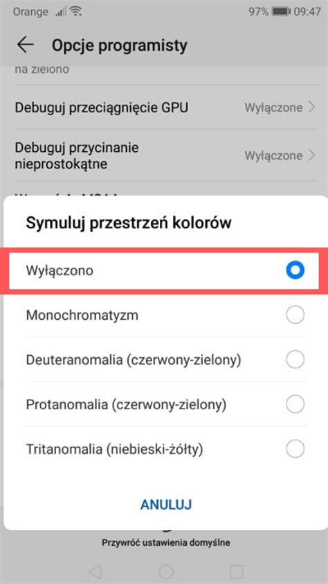 Jak zmienić kolory ekranu na czarno biały ANDROID Włącz Szarość