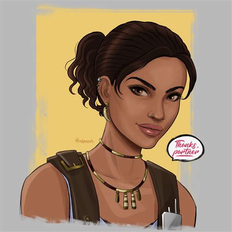 Sketch Of Sheva Alomar By Me She Is One Of My Favorite Characters And