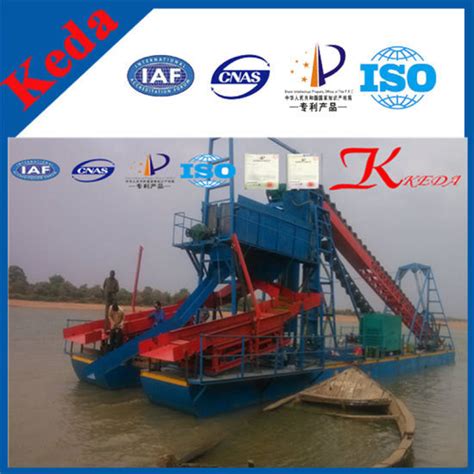 Bucket Chain Gold Dredger Sand Mining Dredge Machine Best Choice