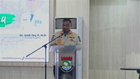 Masa Tenang Satpol Pp Dan Bawaslu Kabupaten Tangerang Bakal Bersihkan