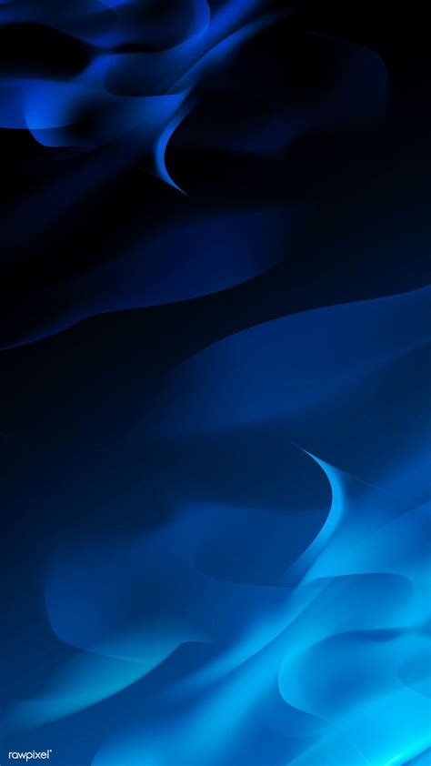 Blue blazing flame abstract background vector | free image by rawpixel ...