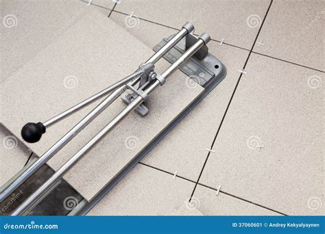 Tool for Cutting Porcelain Tile Stock Image - Image of device, cutter ...