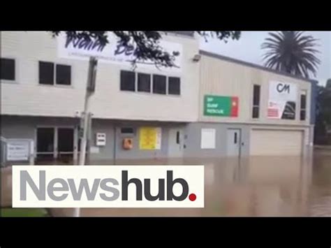 Sudden Cloudburst Hits Waihi Beach Causing Severe Flash Floods New