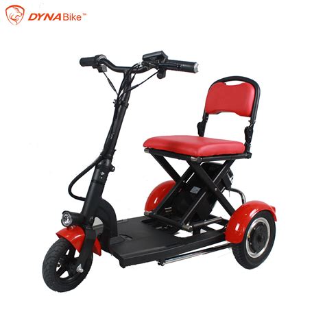 Ce Fda Eec Coc Approved 36v 300w Electric Tricycle Moped Three Wheel Mobility Scooter Foldable