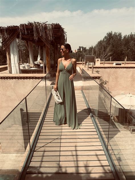 Karima Green Jumpsuit Dress