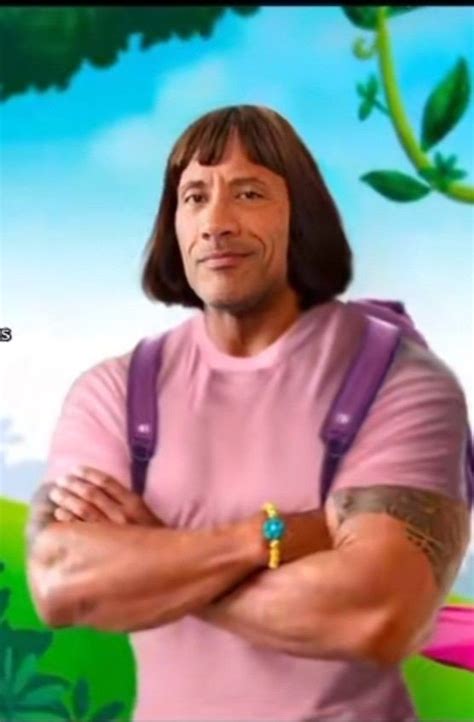 Dora The Rock Johnson Disney Amino