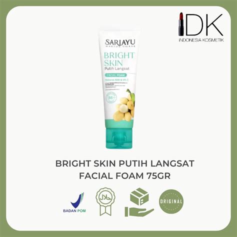 Jual Sariayu Bright Skin Putih Langsat Facial Foam G Shopee Indonesia