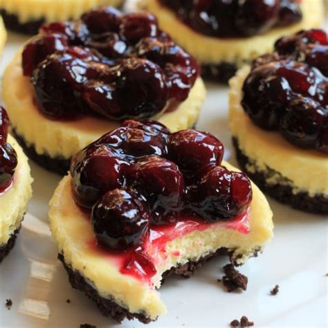 Mini Blueberry Cheesecakes - Nelson Road Garden