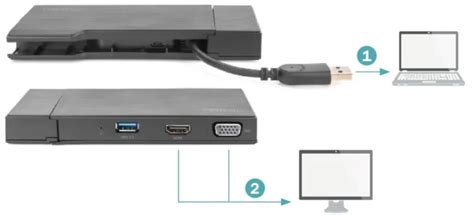 Digitus Da Usb Travel Universal Docking Station Installation